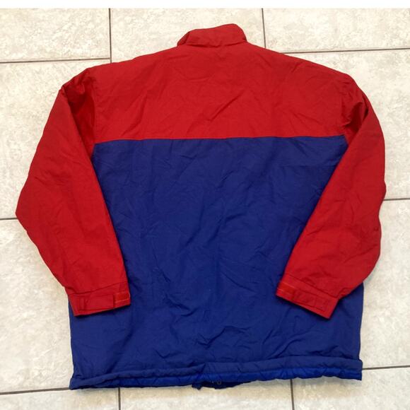Disneyland Ski Jacket Cast Member Anorak Unisex XL Quilted Blue Red Theme Park - Picture 8 of 9